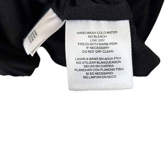 Rachel Roy Black and White ColorBlock Criss Cross Ruched Midi Dress - Picture 13 of 16